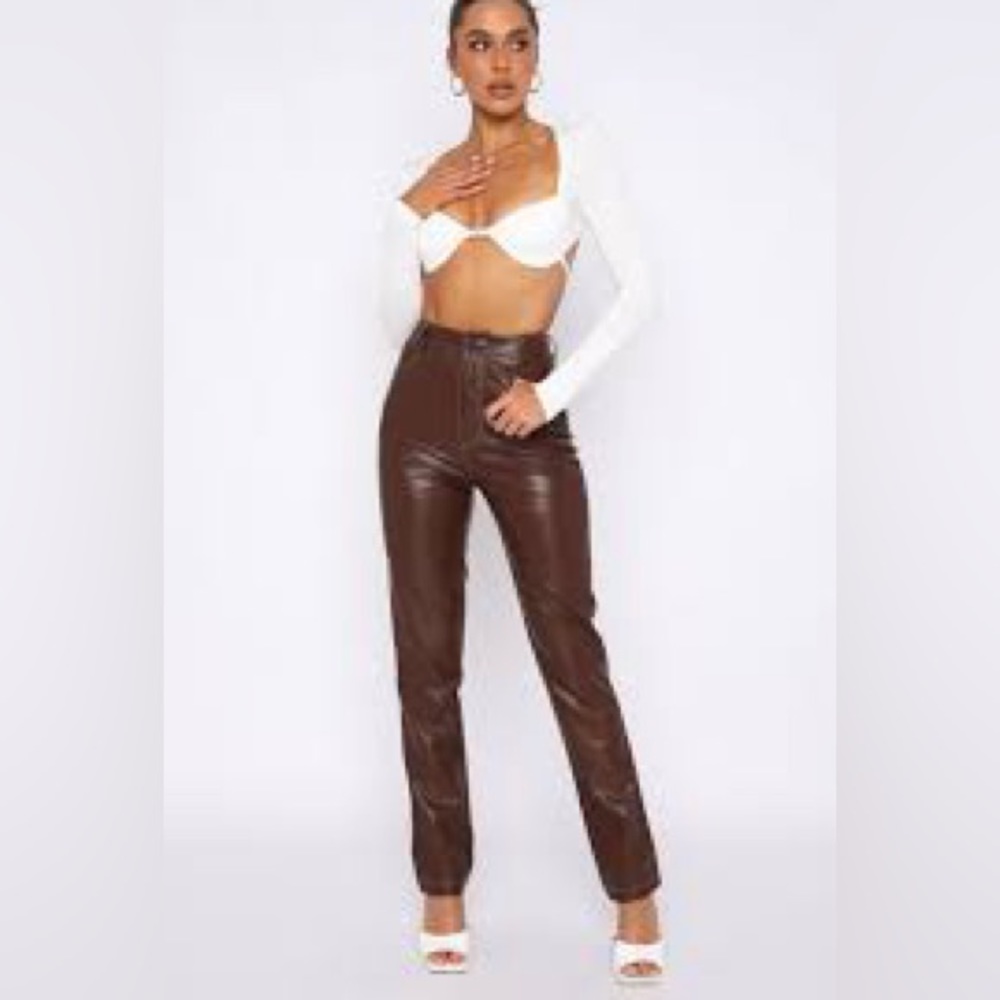 TRUTH BE TOLD WHITE FOX CHOCOLATE PANTS TAGS ON NEVER WORN